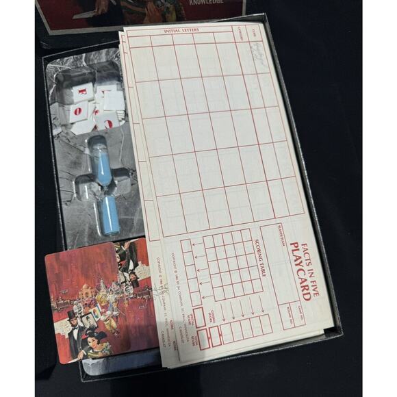 Vintage 1967 3M Co. “Facts in Five” Bookshelf Game of Knowledge Complete -S1 - Picture 7 of 9